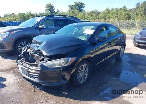 2017 Hyundai Elantra Se из США, поврежденный, VIN 5NPD84LF6HH114312